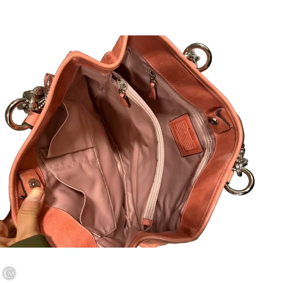 Handbag Designer By Coach, Size: Large