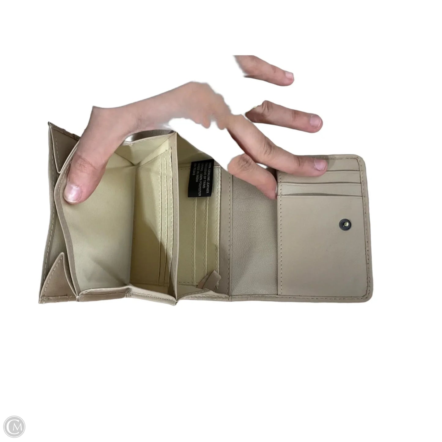 Wallet Leather By Cmf, Size: Small