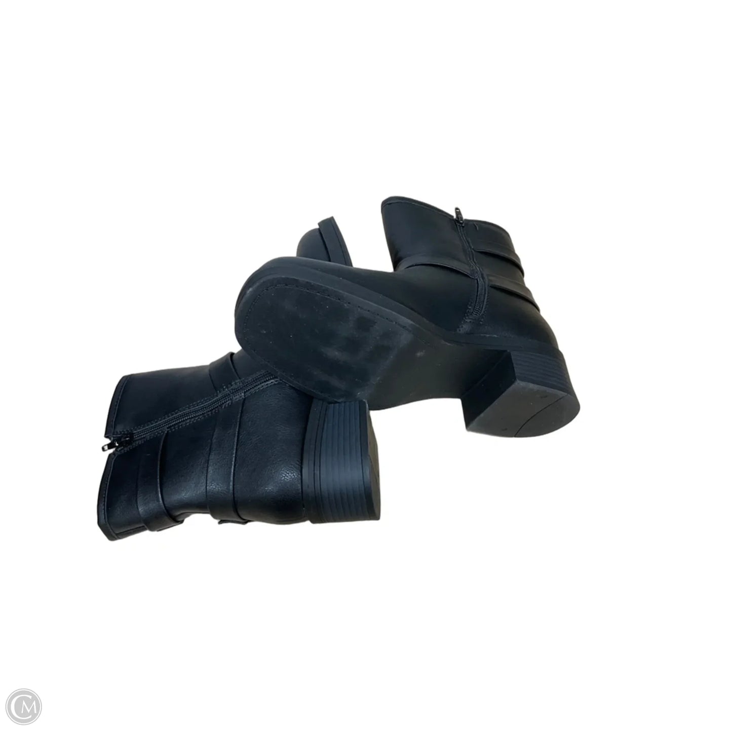 Boots Ankle Flats By Sugar In Black, Size: 8.5