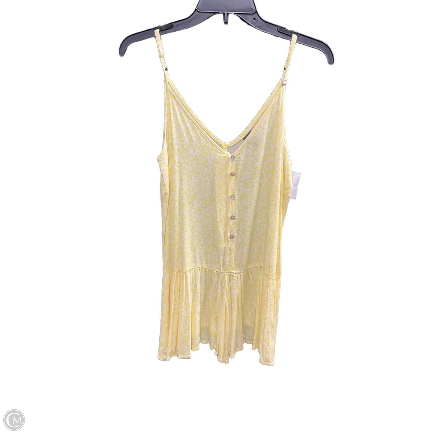 Romper By Wild Fable In White & Yellow, Size: Xs