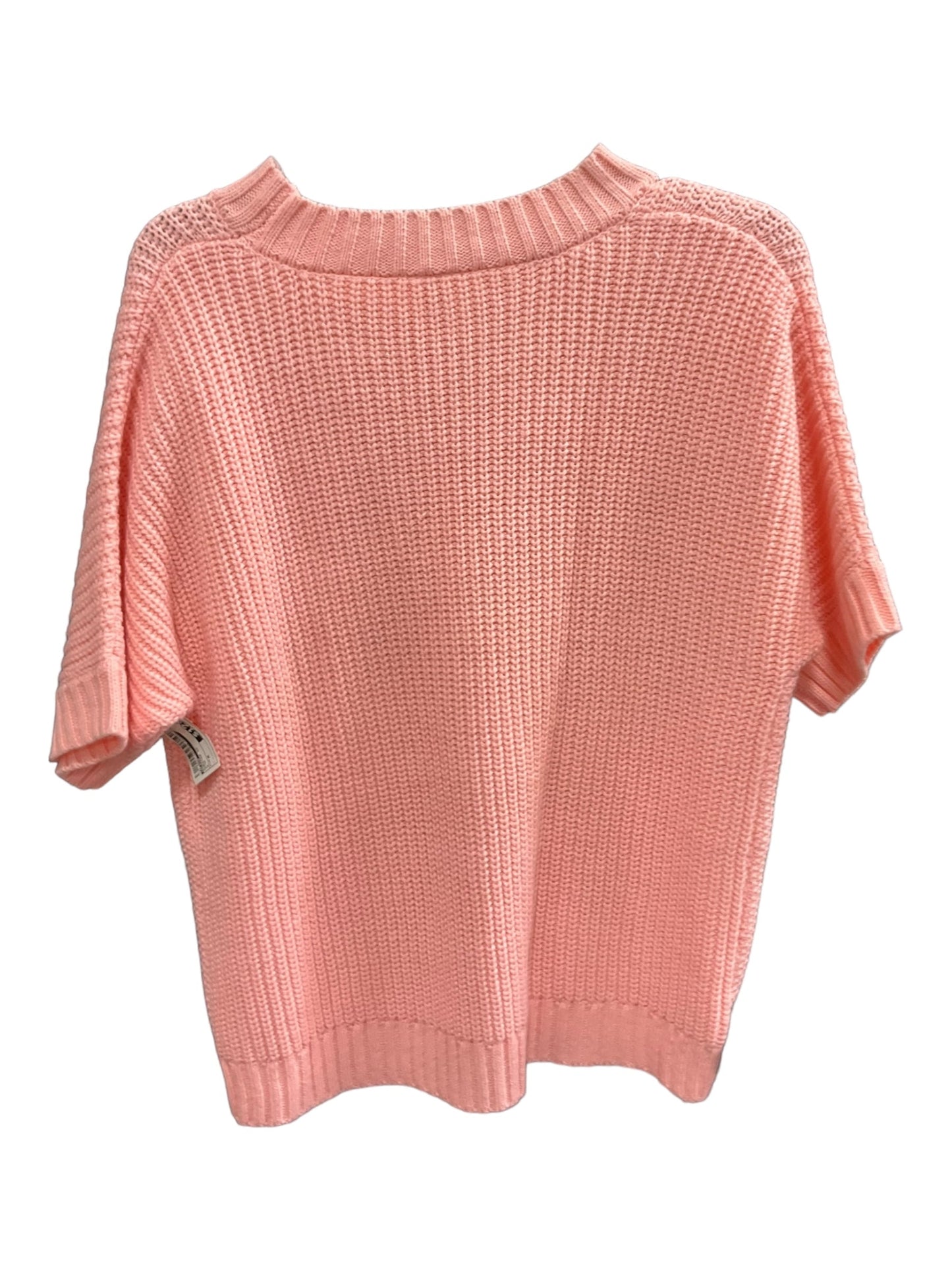 Pink Sweater Short Sleeve Blair, Size M