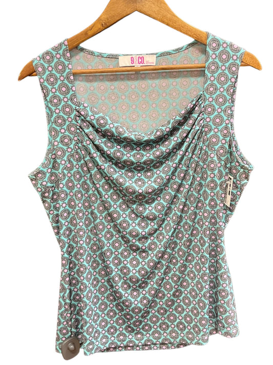 Multi-colored Top Sleeveless Nine And Company, Size L
