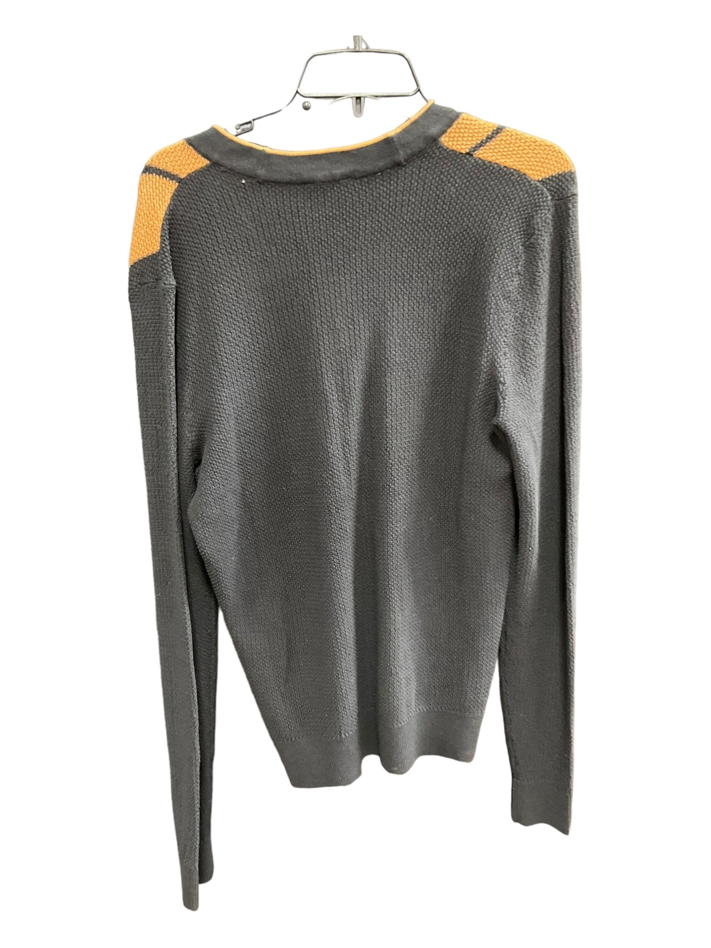 Black & Tan Sweater Cardigan Express, Size S