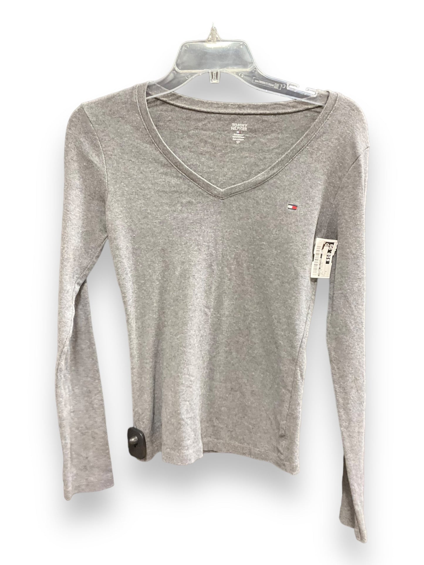 Grey Top Long Sleeve Basic Tommy Hilfiger, Size S