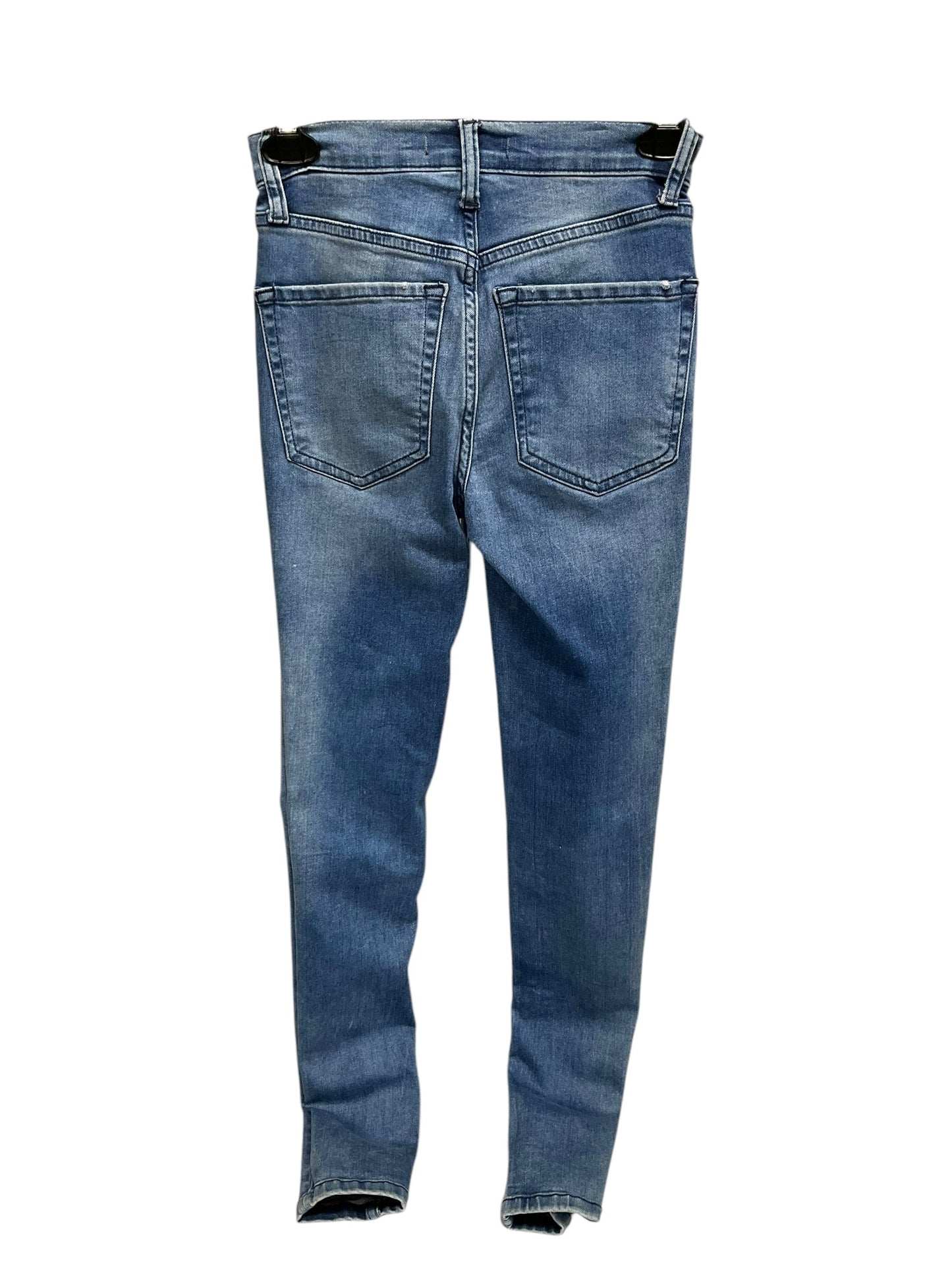 Jeans Skinny By Free People In Blue Denim, Size: 24