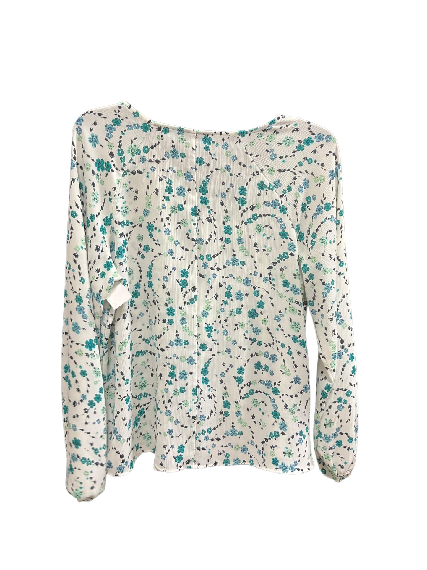 Floral Print Top Long Sleeve Ana, Size M