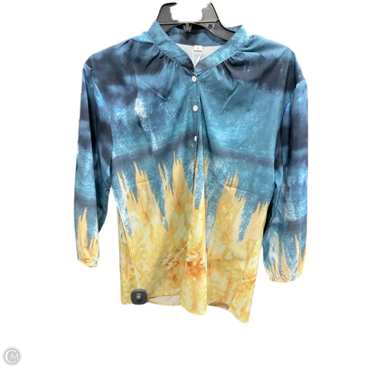 Top Long Sleeve By Clothes Mentor In Multi-colored, Size: S