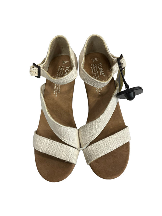 Sandals Heels Wedge By Toms  Size: 6