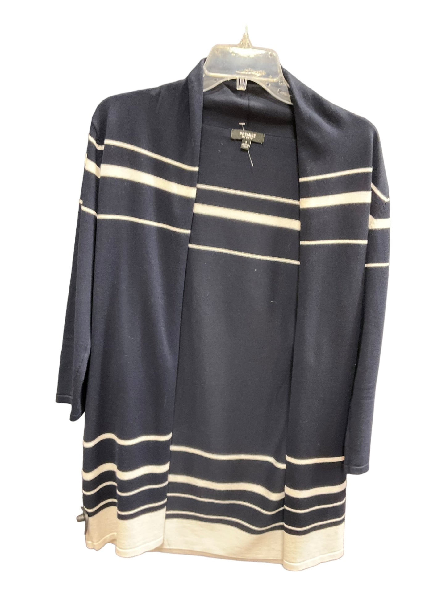 Blue & White Sweater Cardigan Premise, Size S