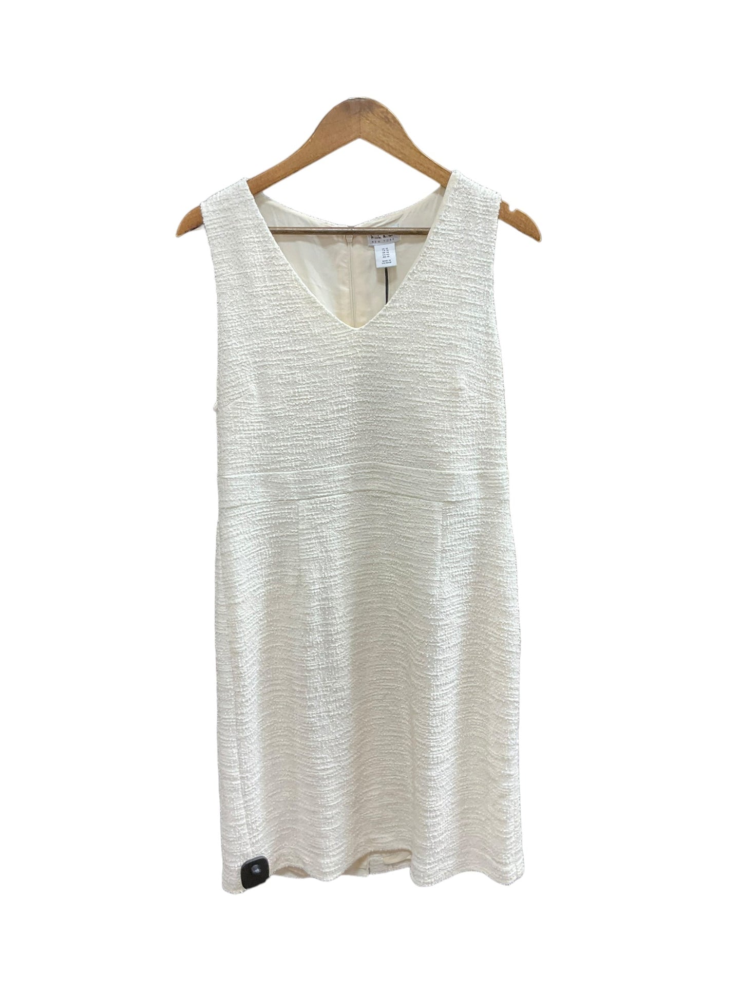 Cream Dress Casual Midi Nicole Miller, Size 10