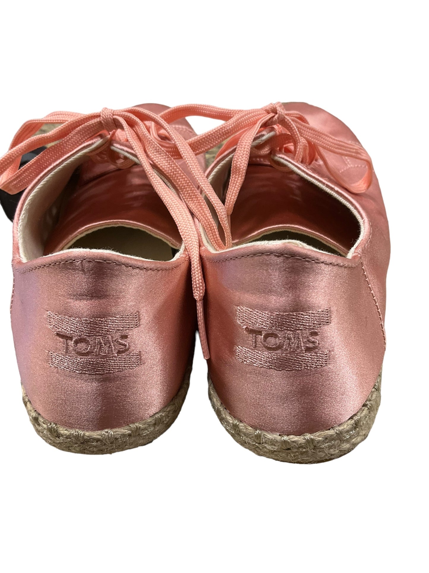 Peach Shoes Athletic Toms, Size 8