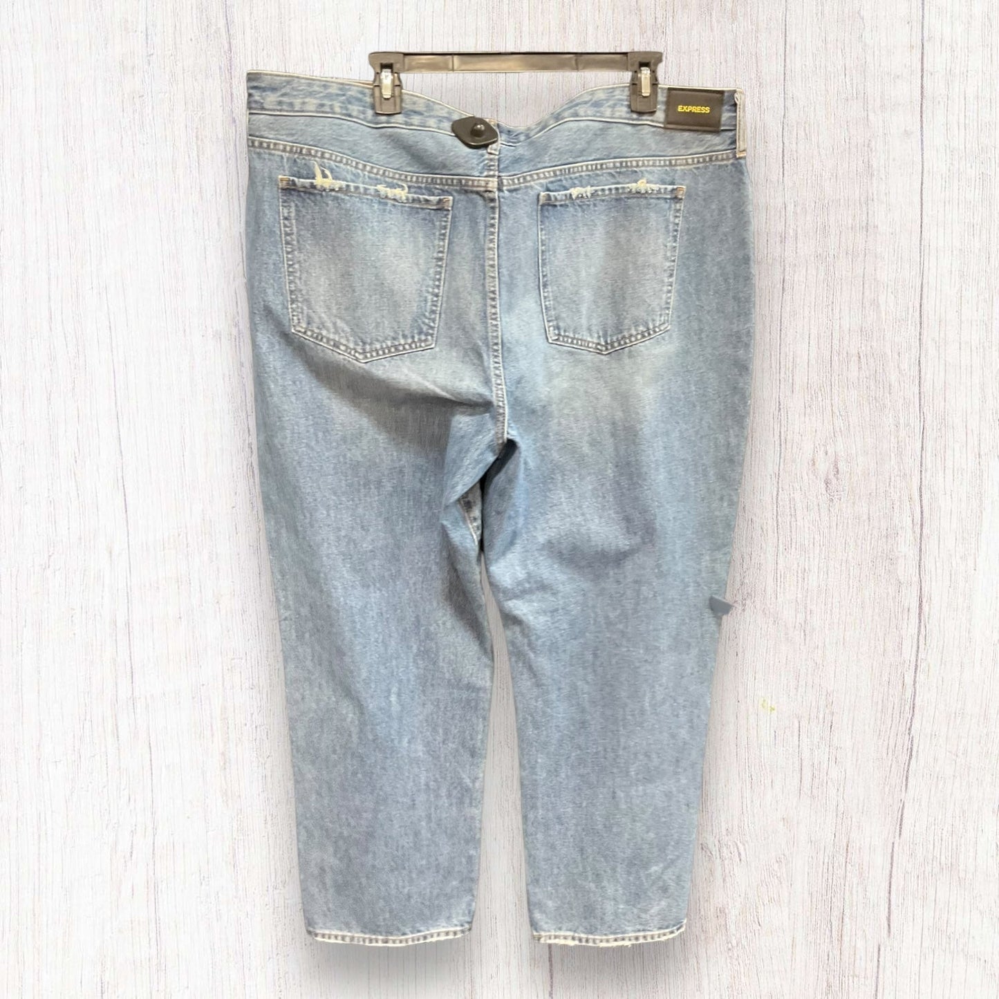 Blue Denim Jeans Straight Express, Size 18