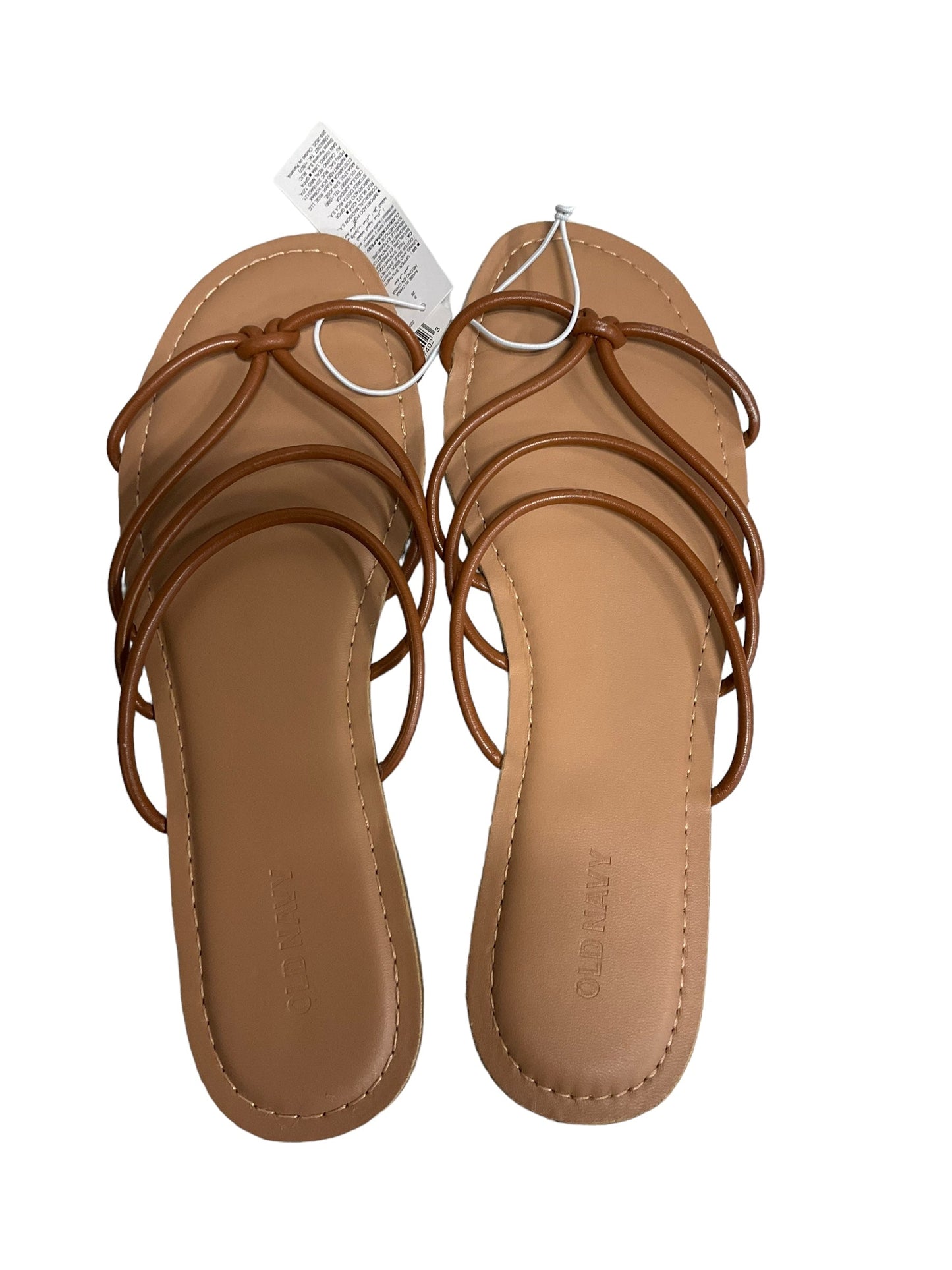 Tan Sandals Flip Flops Old Navy, Size 9