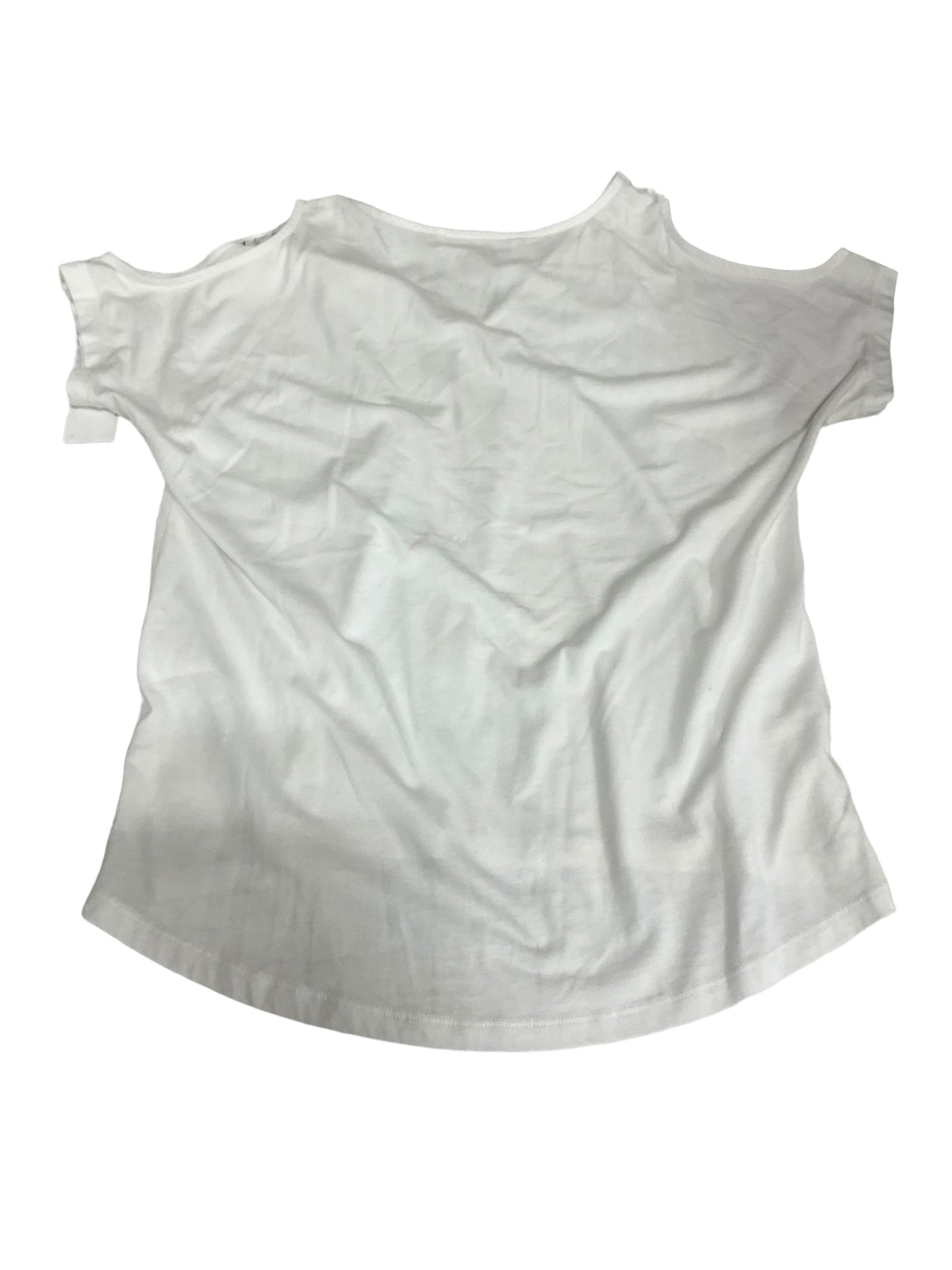 White Top Short Sleeve Designer Michael Kors, Size S