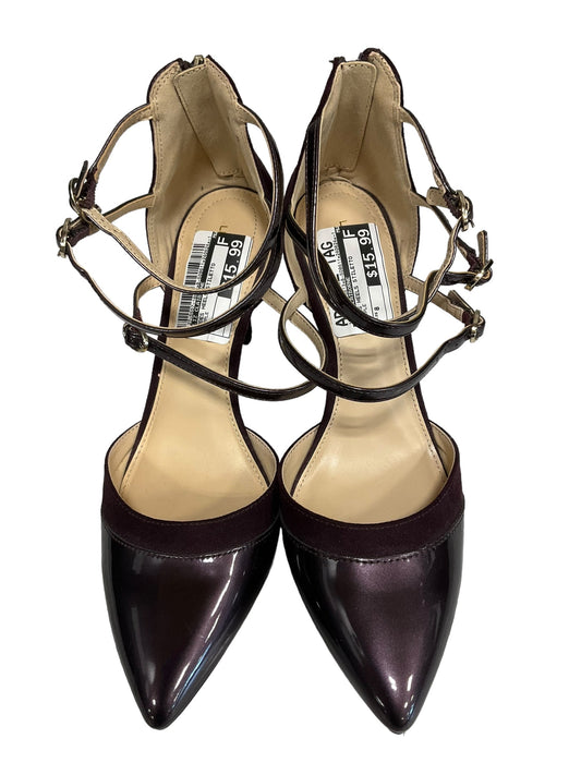 Purple Shoes Heels Stiletto Liz Claiborne, Size 8