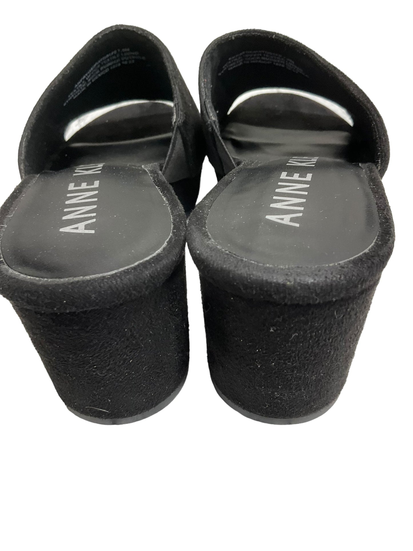 Black Shoes Heels Block Anne Klein, Size 7.5