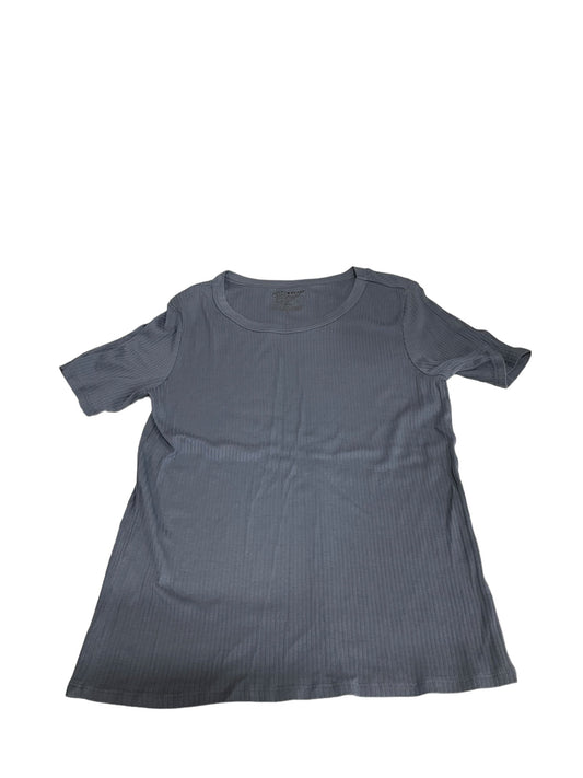 Blue Top Short Sleeve Basic Lucky Brand, Size L
