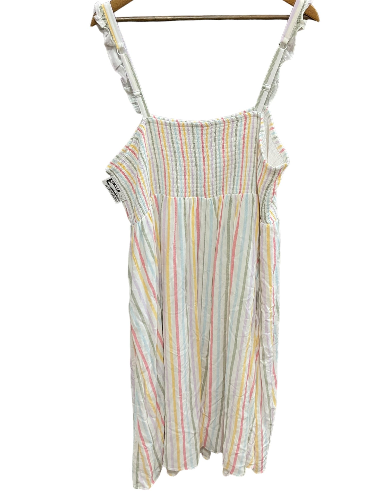 Striped Pattern Dress Casual Midi Torrid, Size 3x