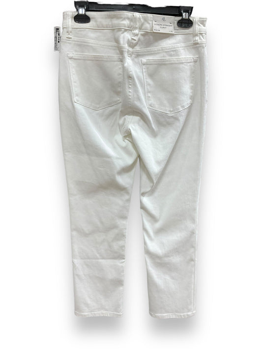 White Denim Jeans Straight Ralph Lauren, Size 6