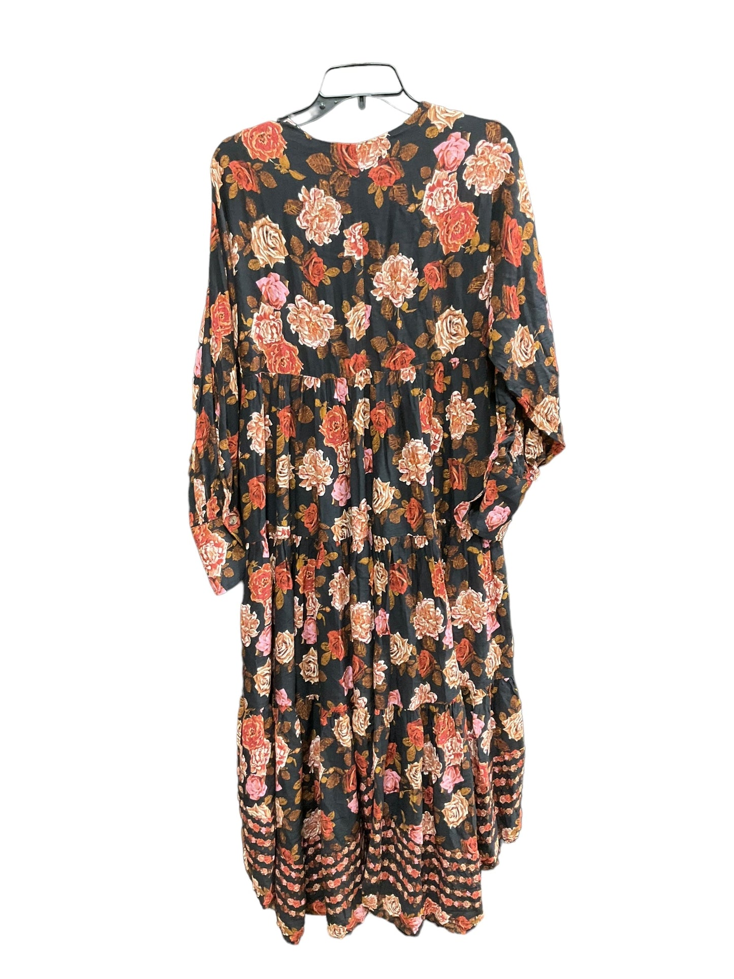 Floral Print Dress Casual Maxi Free People, Size S