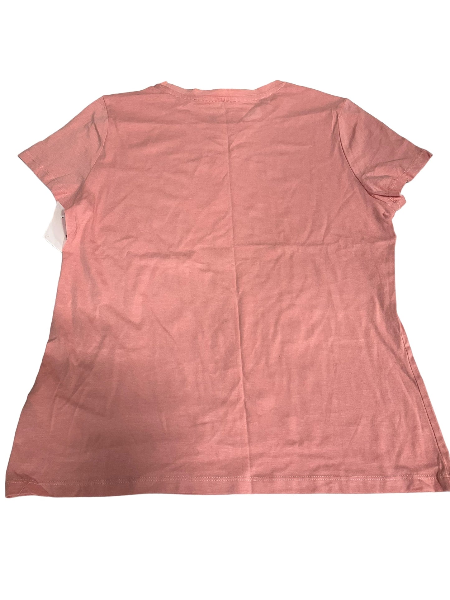 Pink Top Short Sleeve Basic Calvin Klein, Size M