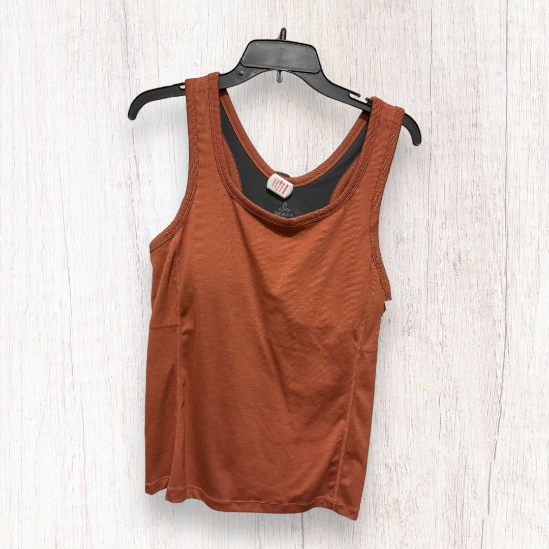 Athletic Tank Top By Prana In Orange, Size: Xl