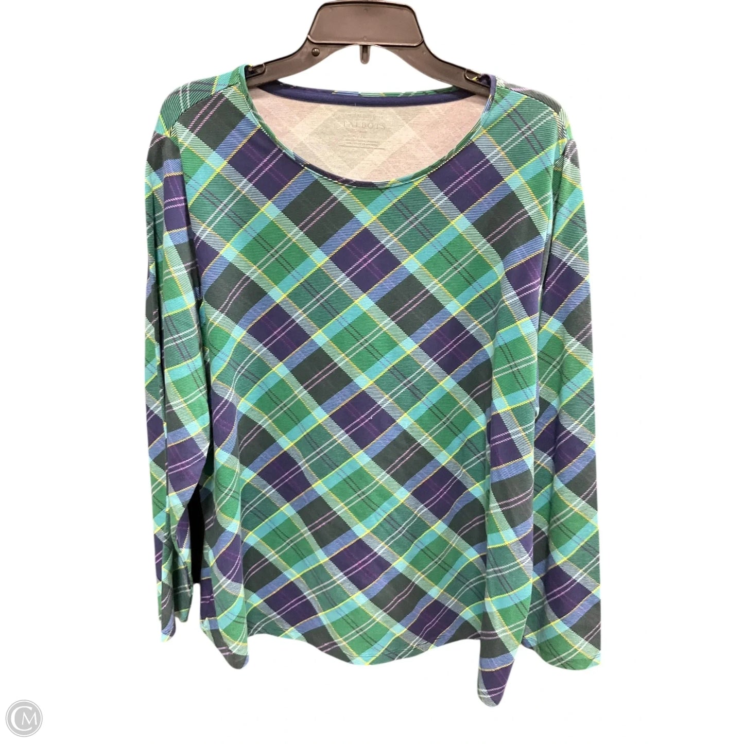 Top Long Sleeve Basic By Talbots In Multi-colored, Size: 2x