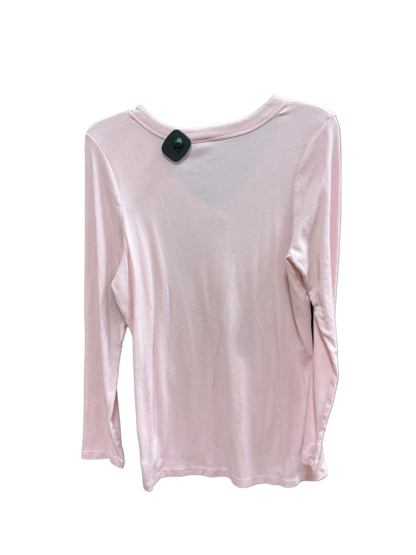 Pink Top Long Sleeve Basic Torrid, Size Xl