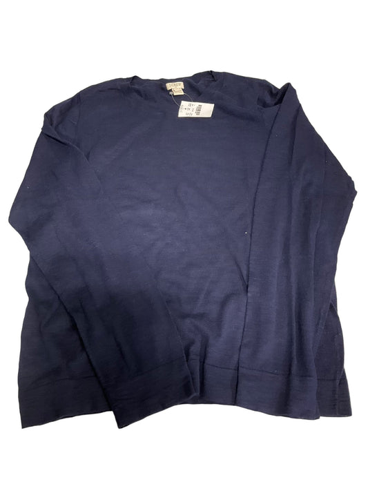 Navy Top Long Sleeve J. Crew, Size L