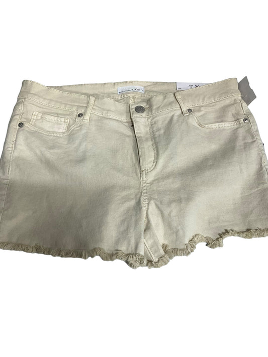 Cream Shorts Loft, Size 10petite
