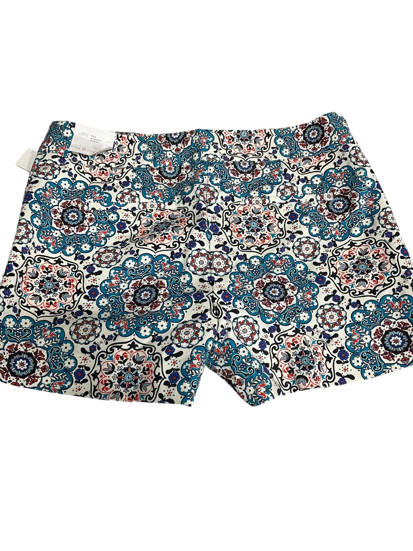 Floral Print Shorts Loft, Size 8