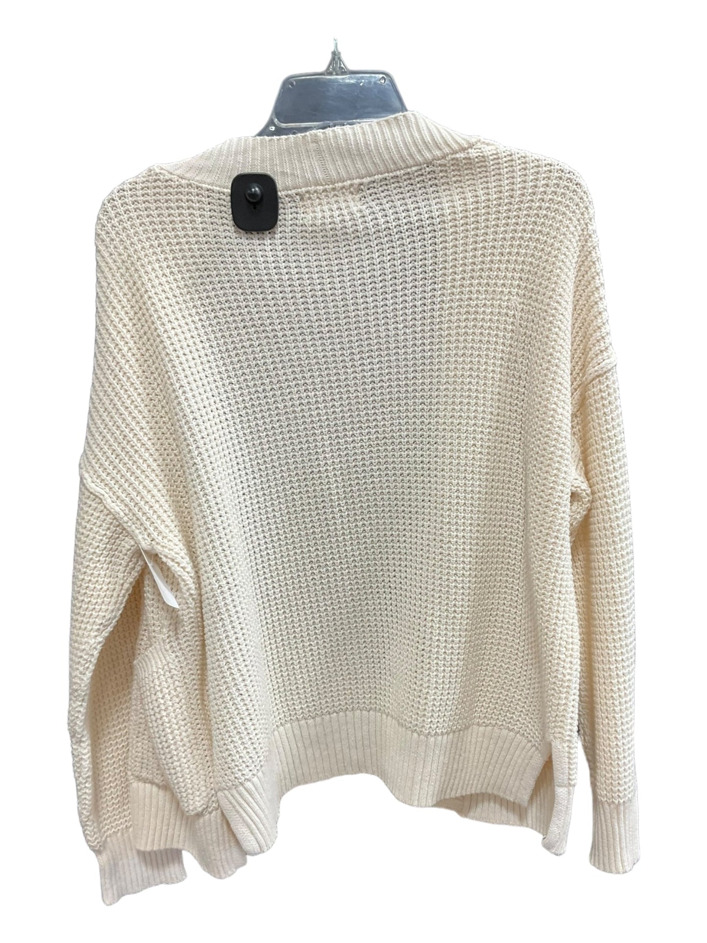Cream Sweater Cardigan Universal Thread, Size S