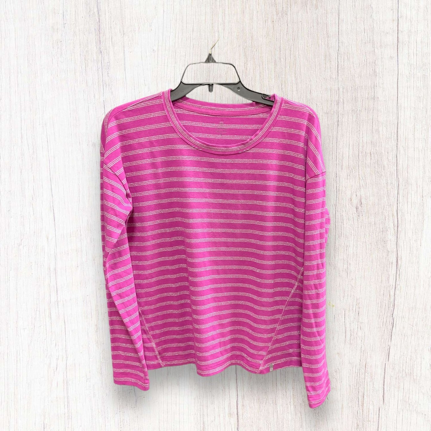 Striped Pattern Top Long Sleeve Basic Talbots, Size S