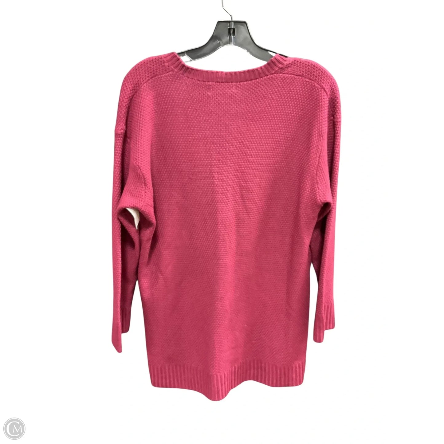 Sweater Cardigan By Clothes Mentor In Red, Size: Xl