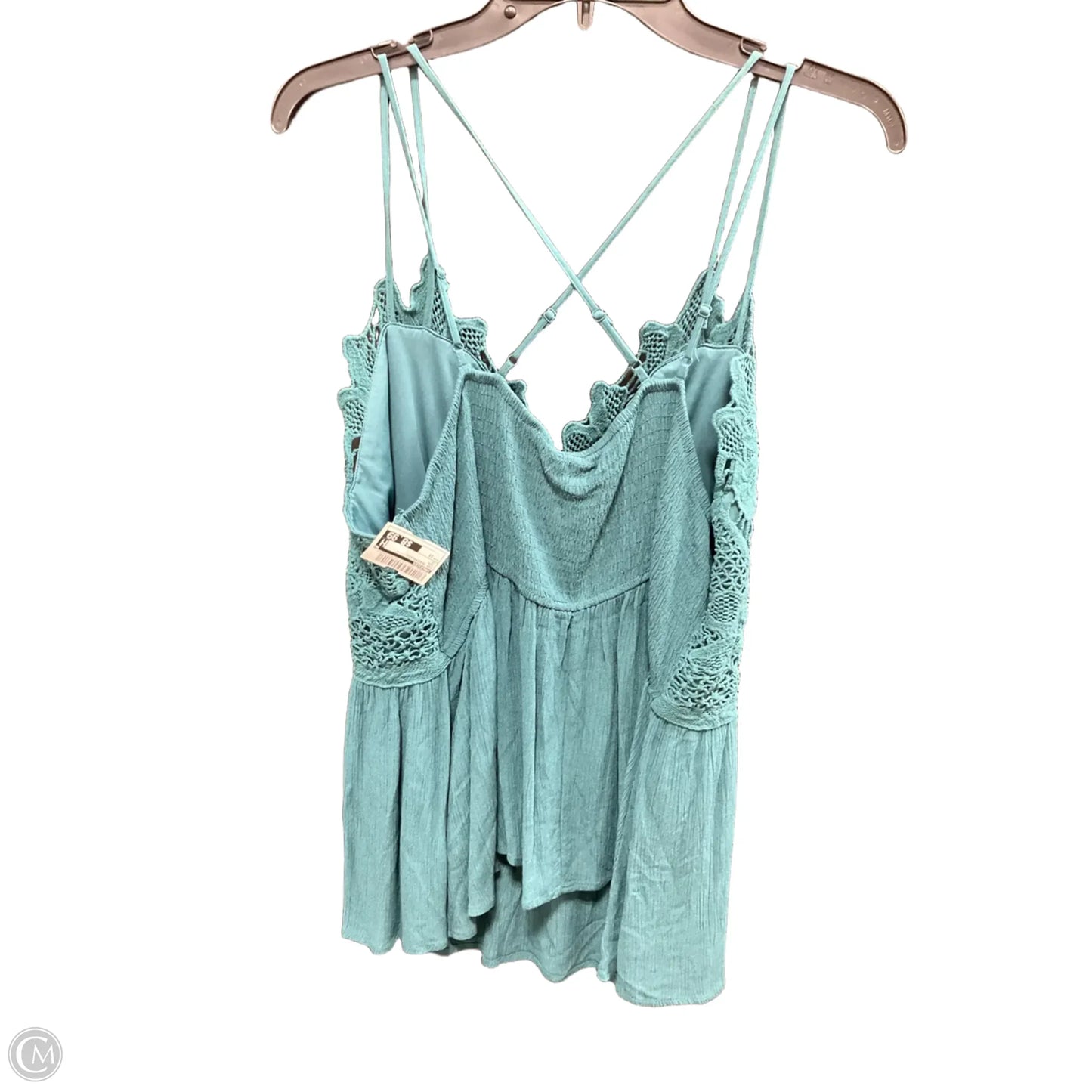 Top Sleeveless By Maurices In Teal, Size: 1x