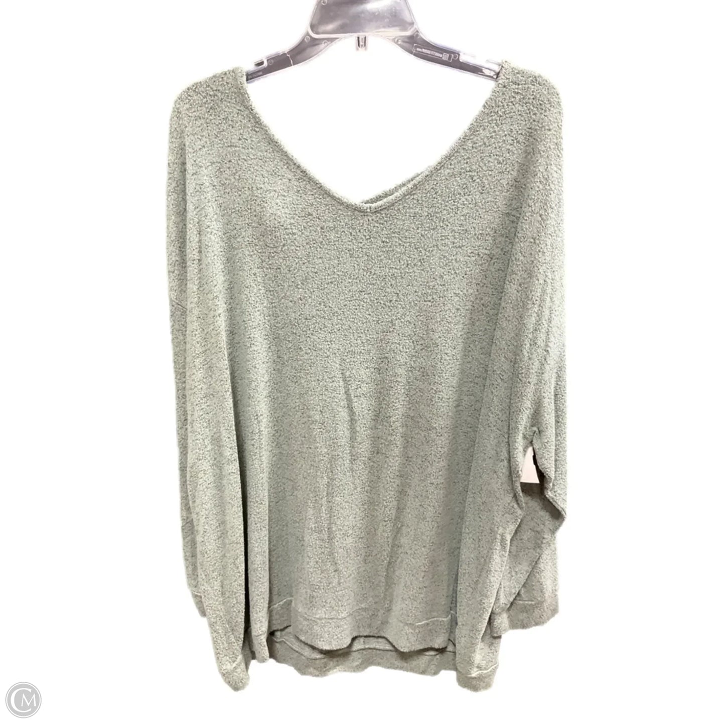 Top Long Sleeve By Cupio In Green, Size: 2x