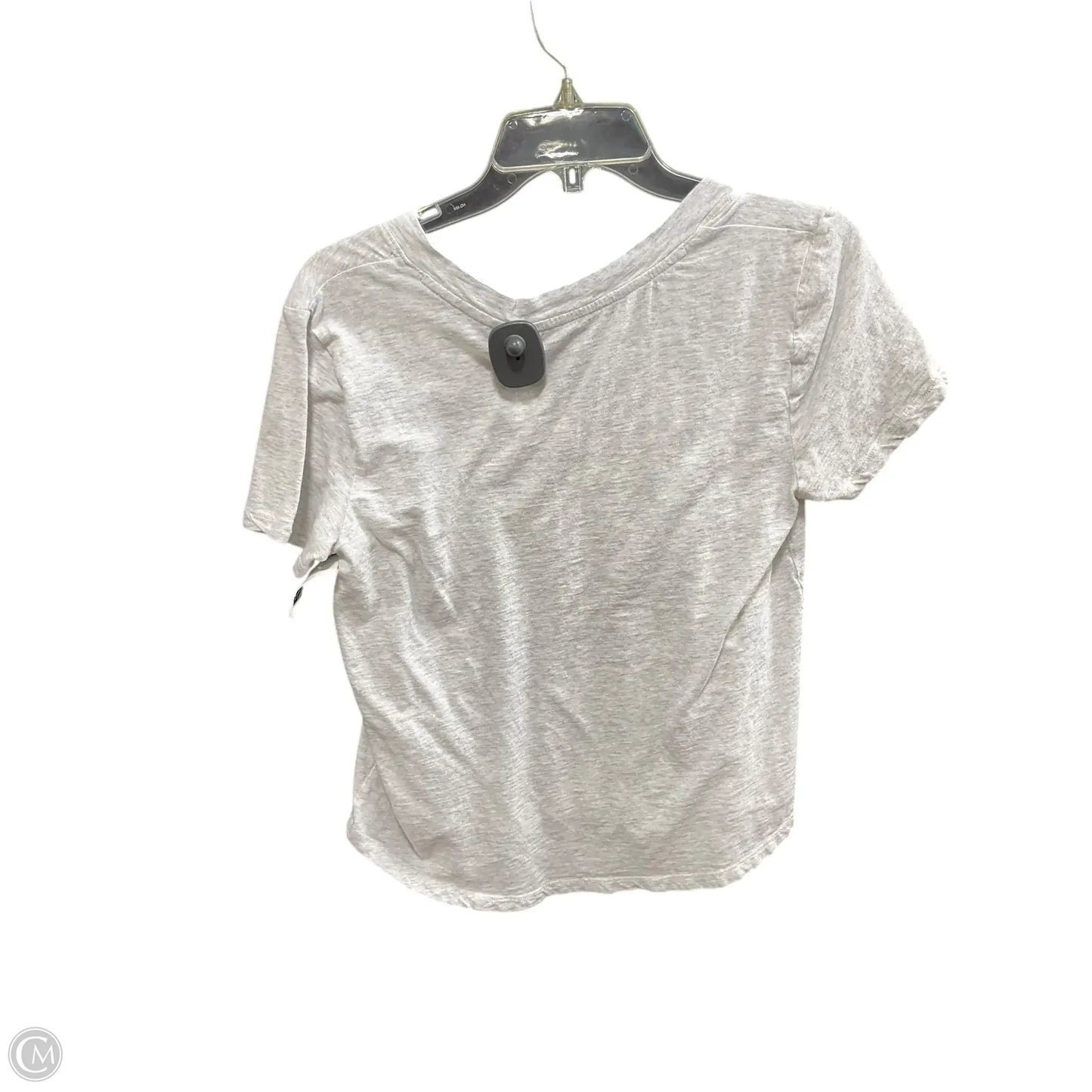 Top Short Sleeve Basic By Loft In Grey, Size: S