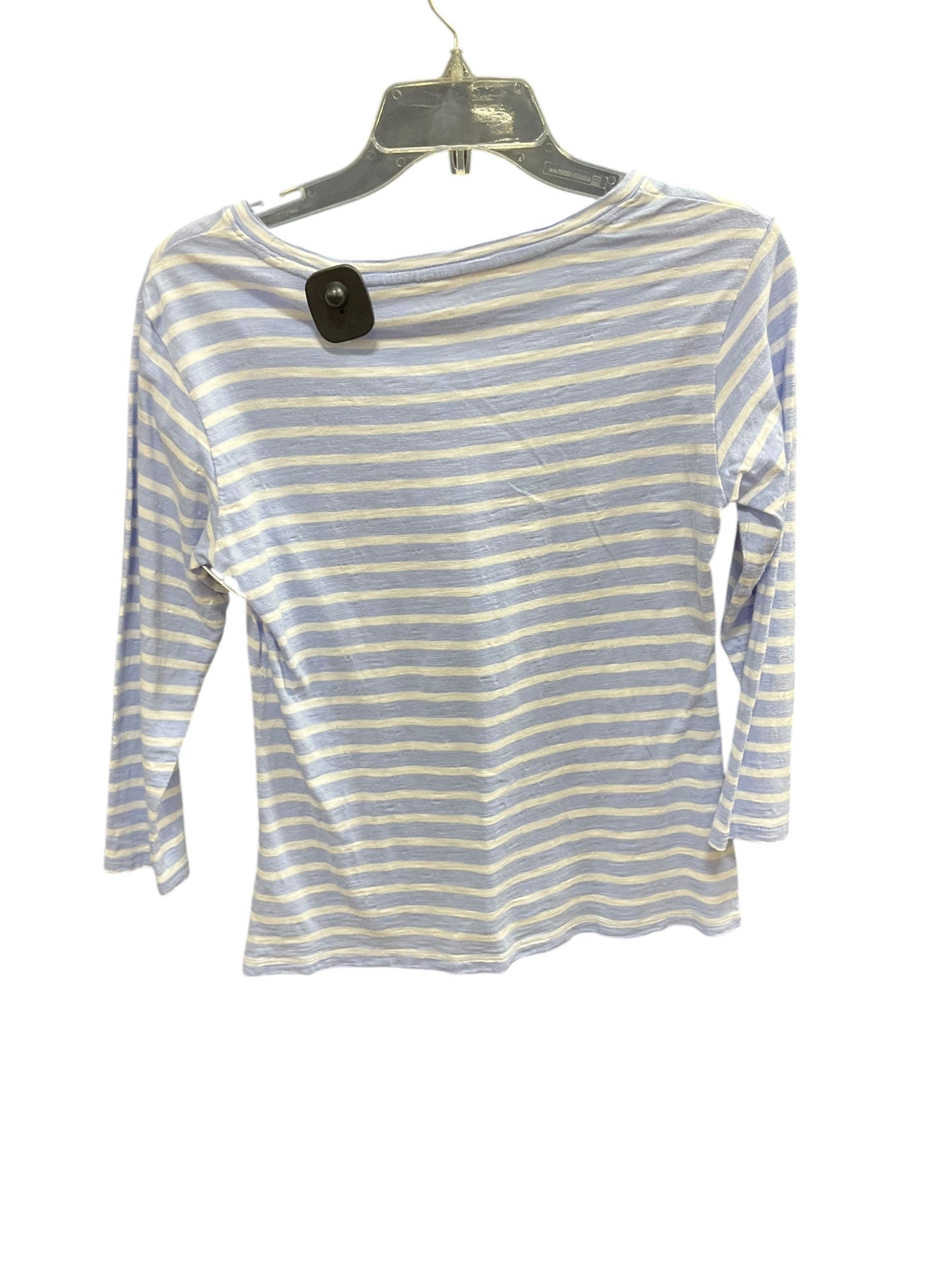 Top Long Sleeve Basic By Talbots In Striped Pattern, Size: Xs