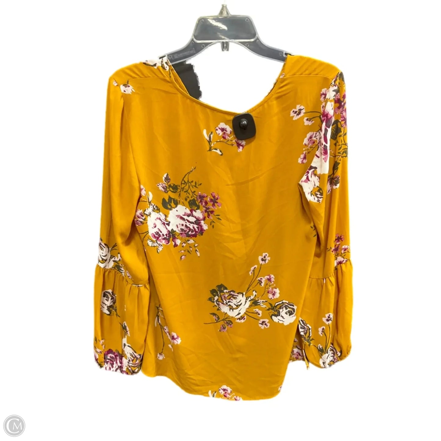 Top Long Sleeve By Maurices In Floral Print, Size: S