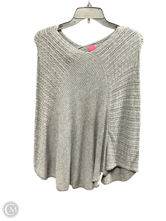 Poncho By 212 Collection In Grey, Size: S