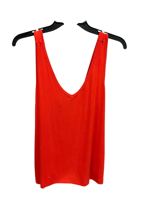 Top Sleeveless Basic By Cabi In Red, Size: M