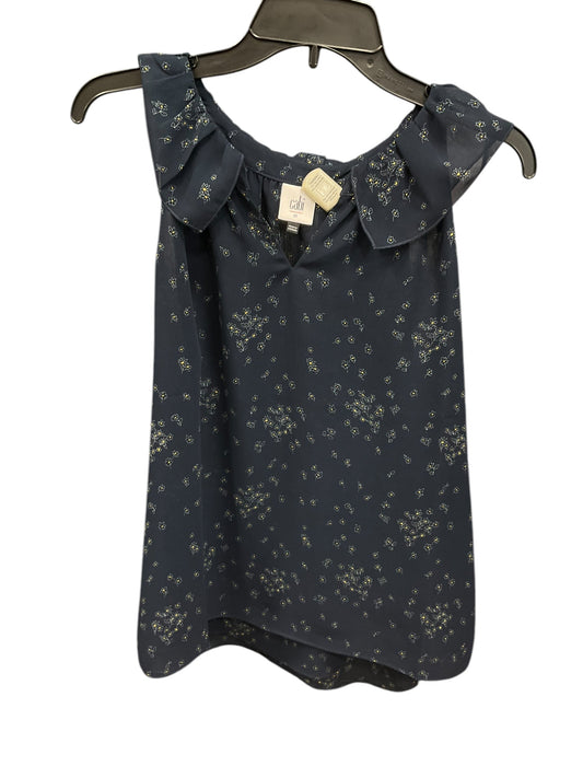 Top Sleeveless By Cabi In Floral Print, Size: M