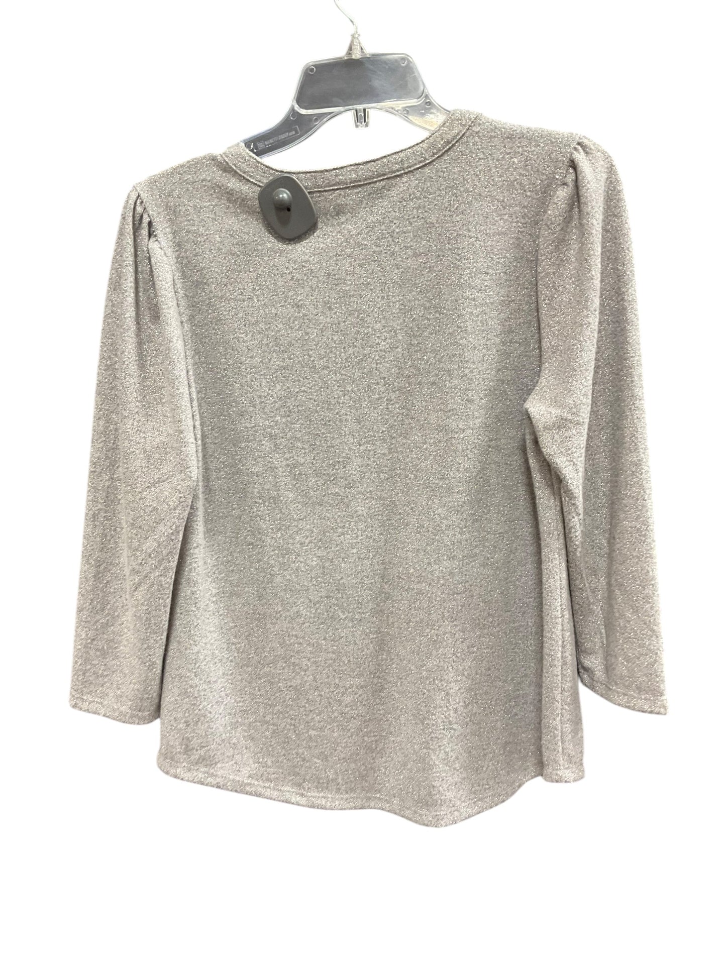 Top Long Sleeve By Liz Claiborne In Grey, Size: M