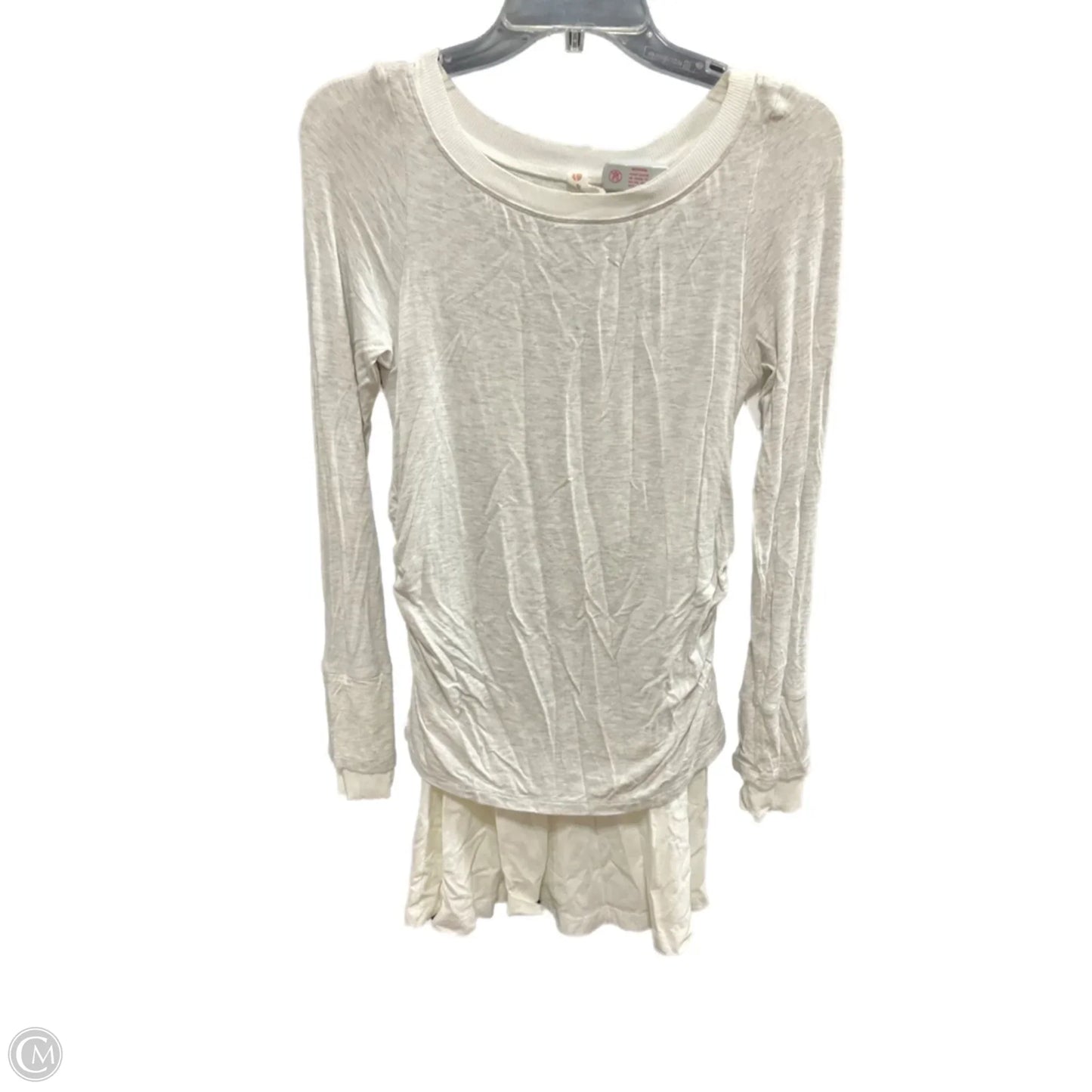 Top Long Sleeve By Daily Practice By Anthropologie In Grey, Size: M