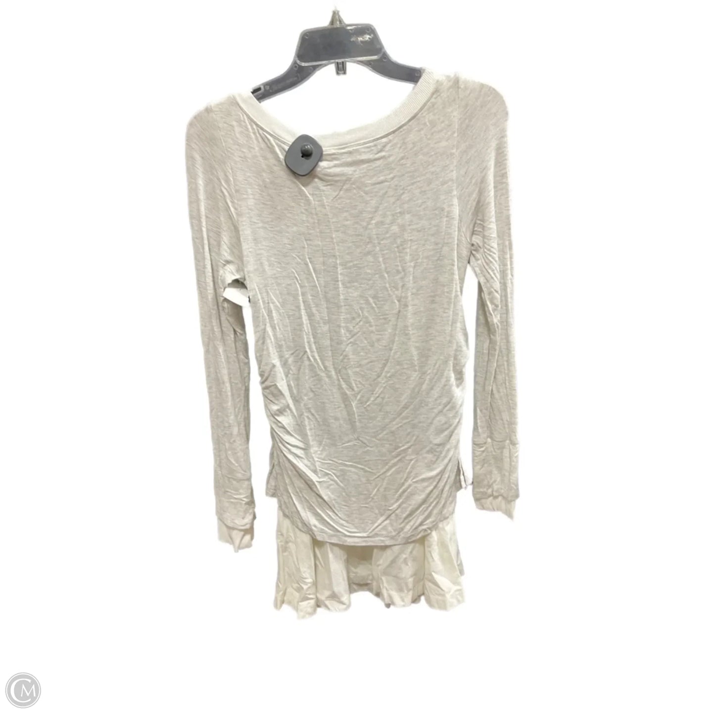 Top Long Sleeve By Daily Practice By Anthropologie In Grey, Size: M
