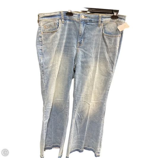 Jeans Flared By Torrid In Blue Denim, Size: 1x