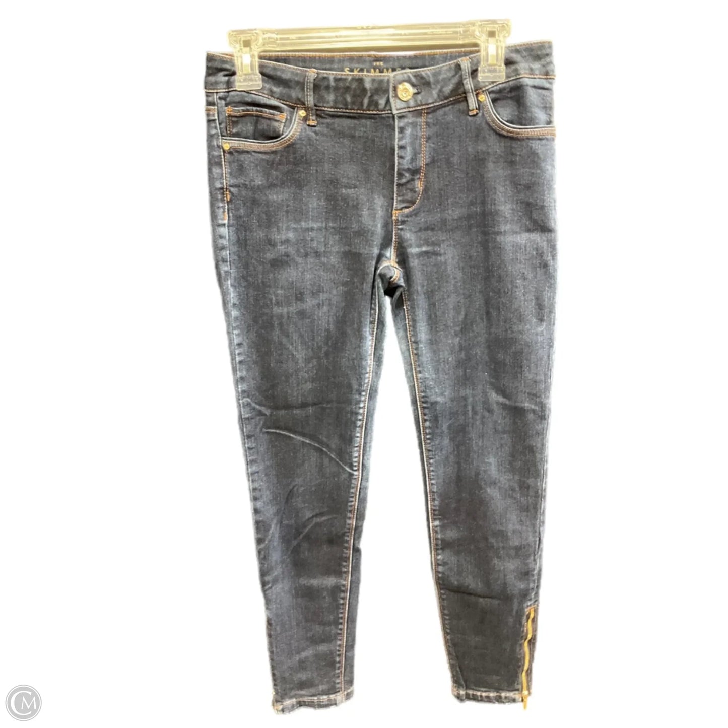 Jeans Skinny By White House Black Market In Blue Denim, Size: 4