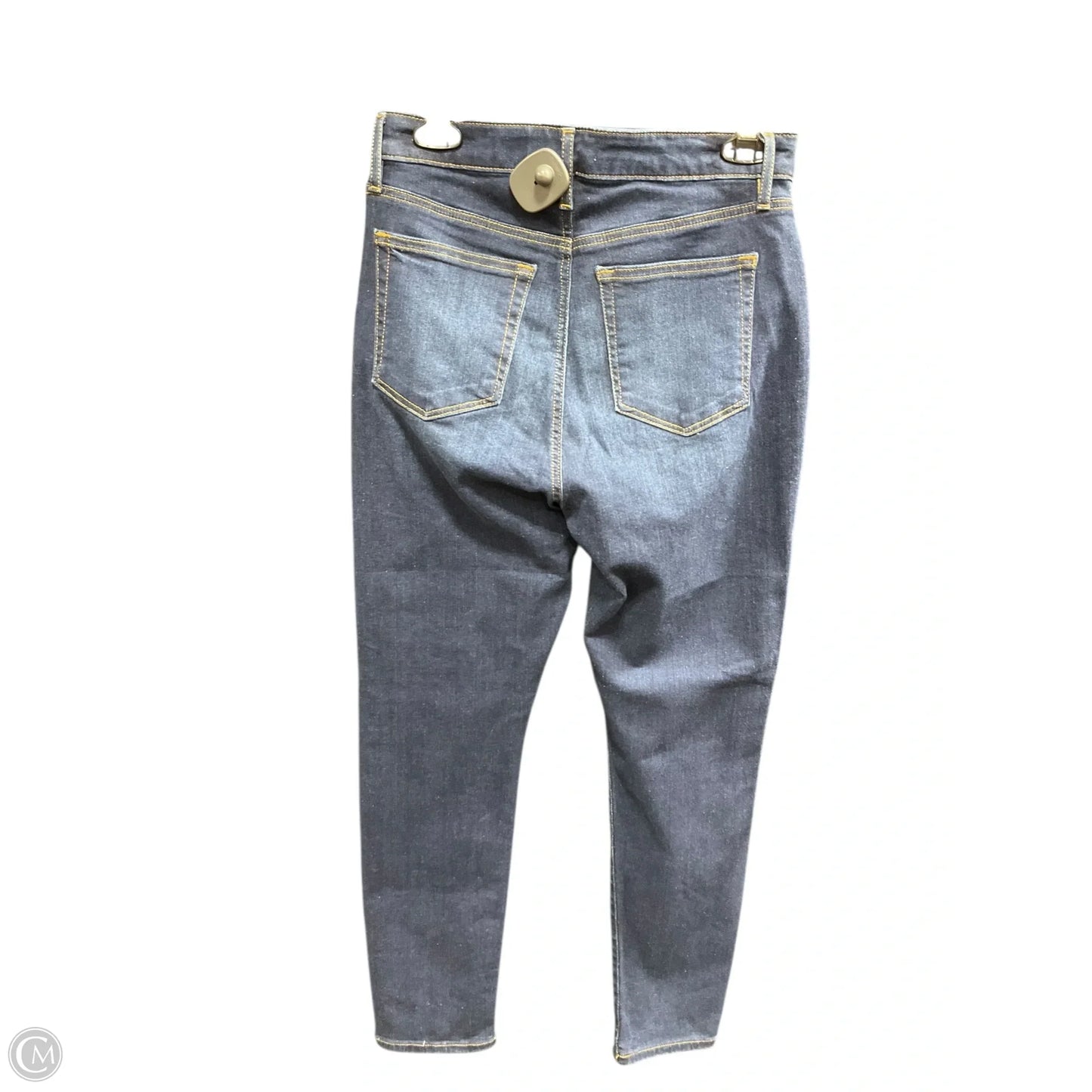 Jeans Skinny By Loft In Blue Denim, Size: 4
