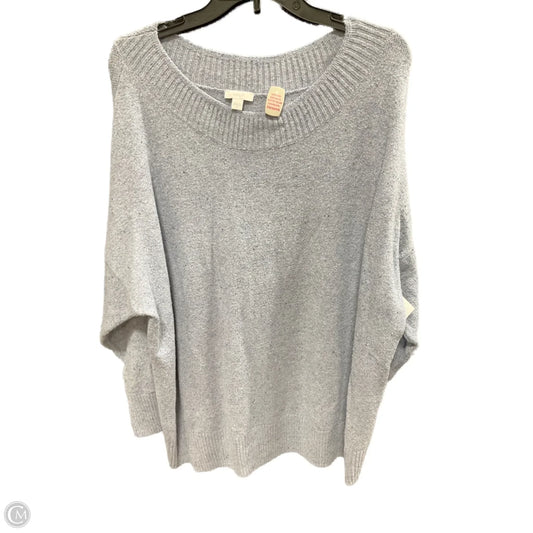 Sweater By Pure Jill In Blue, Size: 2x