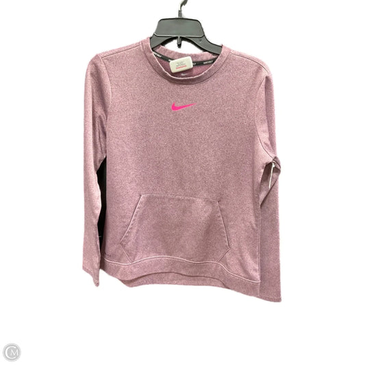 Athletic Sweatshirt Crewneck By Nike Apparel In Purple, Size: M